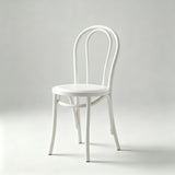 Retro American Solid Wood Rattan Chair, Fully Assembled Cafe & Bistro Seat - StoolTopia
