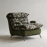 Retro Comfy Lazy Armchair for Living Room Bedroom Balcony - StoolTopia