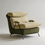 Retro Comfy Lazy Armchair for Living Room Bedroom Balcony - StoolTopia