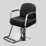 Retro Hydraulic Salon Chair – Heavy - Duty Metal Frame & Premium Leatherette Seat - StoolTopia