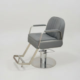 Retro Hydraulic Salon Chair – Heavy - Duty Metal Frame & Premium Leatherette Seat - StoolTopia