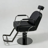 Retro Hydraulic Salon Chair – Heavy-Duty Metal Frame & Premium Leatherette Seat - StoolTopia