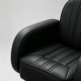 Retro Hydraulic Salon Chair – Heavy-Duty Metal Frame & Premium Leatherette Seat - StoolTopia