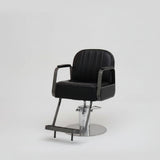 Retro Hydraulic Salon Chair – Heavy - Duty Metal Frame & Premium Leatherette Seat - StoolTopia