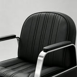 Retro Hydraulic Salon Chair – Heavy-Duty Metal Frame & Premium Leatherette Seat - StoolTopia