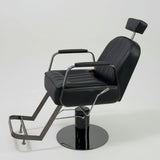 Retro Hydraulic Salon Chair – Heavy - Duty Metal Frame & Premium Leatherette Seat - StoolTopia