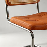 Retro Modern Dining Chair - Curved Wood Frame - StoolTopia