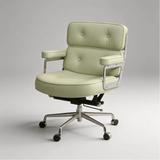 Robin Executive Leather Office Chair - Mid - Century Modern - StoolTopiaOffice Chairs