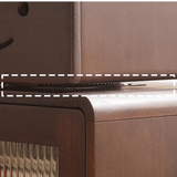 Robot - Shaped Wooden Bedside Cabinet with Storage - StoolTopia