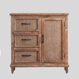 Rustic Herringbone Storage Cabinet Series – 3 Sizes - StoolTopia