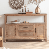 Rustic Herringbone Storage Cabinet Series – 3 Sizes - StoolTopia