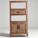 Rustic Herringbone Storage Cabinet Series – 3 Sizes - StoolTopia