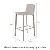 Saddle Leather Bar Stool | Heavy - Duty Steel Frame, 250kg Capacity, Multi - Height - StoolTopia