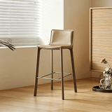 Saddle Leather Bar Stool | Heavy - Duty Steel Frame, 250kg Capacity, Multi - Height - StoolTopia