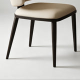 Sleek Sophistication: Premium Upholstered Dining Chair with Black Tapered Legs for Modern Interiors - StoolTopia