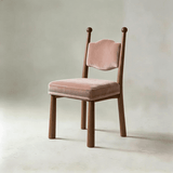 Solid Ash Wood Dining Chair - Mid-Century Upholstered Seat - StoolTopia