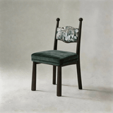 Solid Ash Wood Dining Chair - Mid-Century Upholstered Seat - StoolTopia
