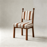Solid Ash Wood Dining Chair - Mid-Century Upholstered Seat - StoolTopia
