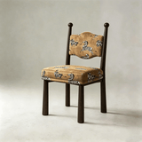 Solid Ash Wood Dining Chair - Mid-Century Upholstered Seat - StoolTopia