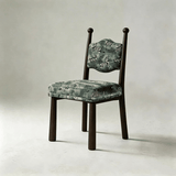 Solid Ash Wood Dining Chair - Mid-Century Upholstered Seat - StoolTopia