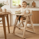 Solid Wood Baby High Chair - Classic Design & Safety - StoolTopia
