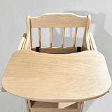 Solid Wood Baby High Chair - Classic Design & Safety - StoolTopia