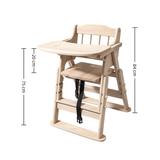 Solid Wood Baby High Chair - Classic Design & Safety - StoolTopia