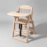 Solid Wood Baby High Chair - Classic Design & Safety - StoolTopia