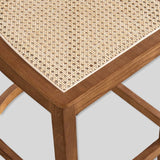 Solid Wood & Hand - woven Rattan Bar Stool – Indonesian Cane Weave & Multi - Height Options - StoolTopia