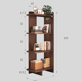 Solid Wood Multi - Tier Bookshelf – Floor Standing Display & Storage Unit - StoolTopia