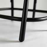 Solid Wood Rattan Bar Chairs Nordic Leisure Backrest High Bar Stool for Kitchen Furniture European Hotel Designer Bar stools - StoolTopia