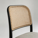 Solid Wood Rattan Bar Chairs Nordic Leisure Backrest High Bar Stool for Kitchen Furniture European Hotel Designer Bar stools - StoolTopia