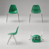 Stackable Plastic Dining Chair – Modern Minimalist, Multi - Colour - StoolTopiaDining Chair