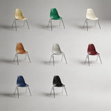 Stackable Plastic Dining Chair – Modern Minimalist, Multi - Colour - StoolTopiaDining Chair