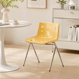 Stackable Plastic Dining Chair - Vibrant Colours - StoolTopia