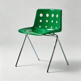 Stackable Plastic Dining Chair - Vibrant Colours - StoolTopia
