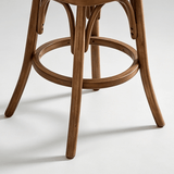Swivel Chair Furniture Supplier Retro Solid Wood Swivel Bar Stool Bar Chair with Arms for Hotel/bar/ Restaurant - StoolTopia