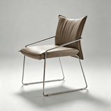 Tech-Leather Dining Chair with Carbon Steel Frame - StoolTopia