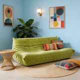 Togo Fireside Lounge Chair - Frameless High - Density Foam Caterpillar Sofa in Velvet/Corduroy - StoolTopia