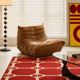 Togo Fireside Lounge Chair - Frameless High - Density Foam Caterpillar Sofa in Velvet/Corduroy - StoolTopia