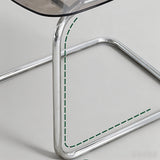 Transparent Acrylic Dining Chair - Sleek Cantilever Design & Chrome Frame - StoolTopia