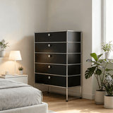 USM Modular Stainless Steel Chest of Drawers | Mid-Century Storage Cabinet | STOOLTOPIA - StoolTopiaShelving & Storage