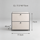 USM Modular Stainless Steel Sideboard | Mid - Century Storage Cabinet | STOOLTOPIA - StoolTopia