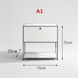 USM Modular Stainless Steel Sideboard | Mid - Century Storage Cabinet | STOOLTOPIA - StoolTopia