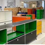 USM Modular Stainless Steel Sideboard | Mid - Century Storage Cabinet | STOOLTOPIA - StoolTopia