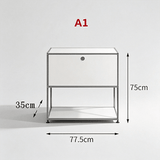 USM Modular Stainless Steel Sideboard | Mid - Century Storage Cabinet | STOOLTOPIA - StoolTopia