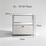 USM Modular Stainless Steel Sideboard | Mid-Century Storage Cabinet | STOOLTOPIA - StoolTopia