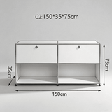 USM Modular Stainless Steel Sideboard | Mid-Century Storage Cabinet | STOOLTOPIA - StoolTopia