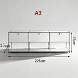 USM Modular Stainless Steel Sideboard | Mid-Century Storage Cabinet | STOOLTOPIA - StoolTopia