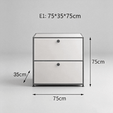 USM Modular Stainless Steel Sideboard | Mid-Century Storage Cabinet | STOOLTOPIA - StoolTopia